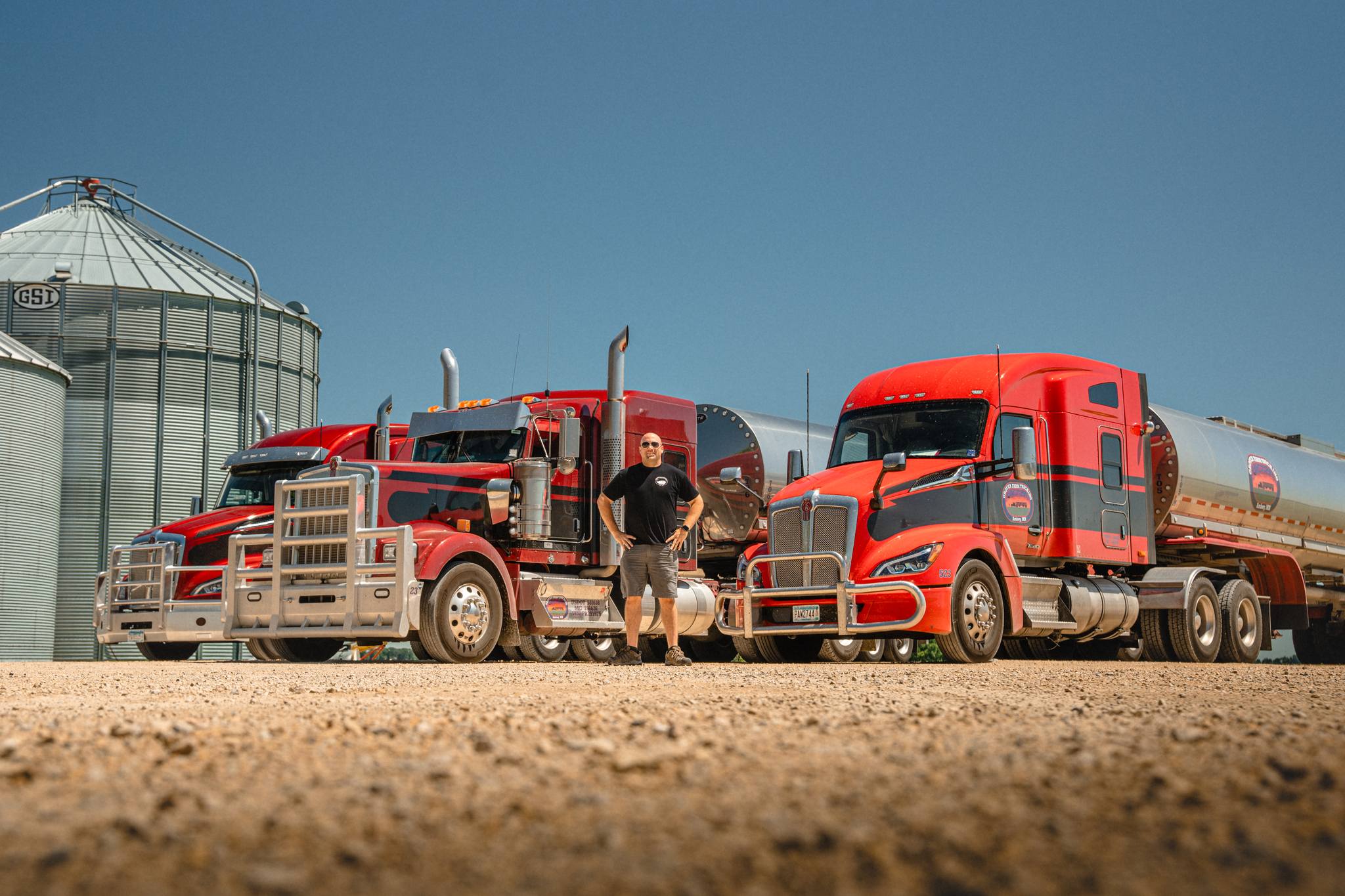 Grover Transport tanker on the road